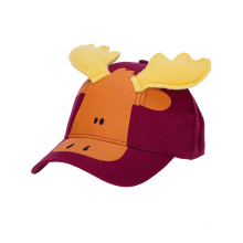 Cartoon kids cap with decoration